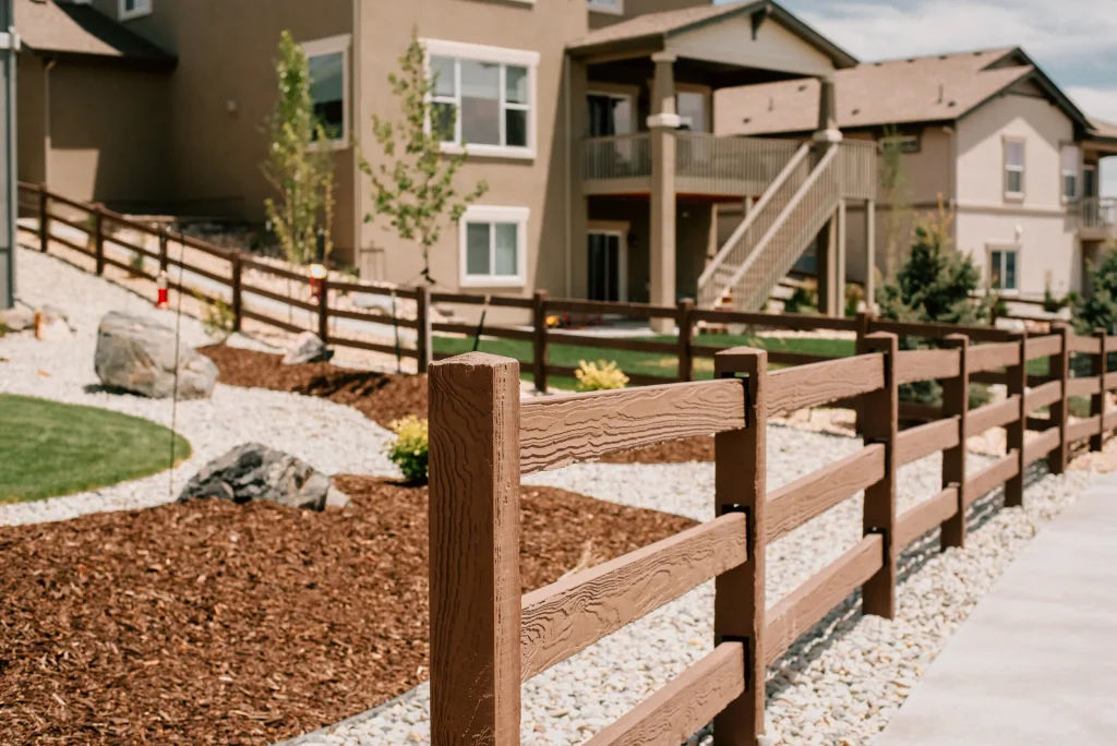 Timbrecrete fences and privacy walls